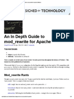 An in Depth Guide To Mod - Rewrite For Apache