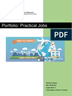Portfolio: Practical Jobs: Ramírez Camila DNI: 38.552.541 Ingles Nivel II Licenciatura y Guía en Turismo