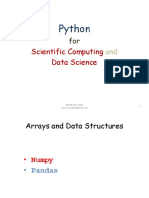 Python for Data Science and Scientific Computation 