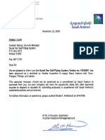 Aramco Stockist Letter