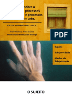 Aula 1 - Questões Sobre a Subjetivação PB