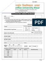 Sunrise Admission Form PDF