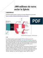 Publico - Más de 6,000 Mil Millones de Euros Para Financiar La Iglesia Catolica