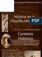 Historia de La Filosofía Medieval