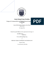 Senior Design Project Portfolio: Design of A Consumer-Side Load Shifting Scheme For Improving Domestic Load Profile