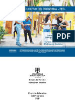 Proyecto Educativo Del Programa Esc Derecho