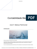 Aula 9 - Balanço Patrimonial PDF
