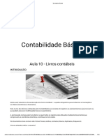 Contabilidade básica - Livros contábeis