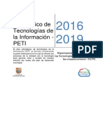 PETI 2016 2019 Actualizado