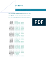 Tablas de Excel