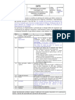 LDS-DAT-058 01 Información Que Deben Contener Las Credenciales Fotocheck Del Personal de Empresas Contratista