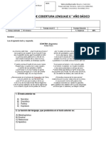 Evaluación de Cobertura Lenguaje 6