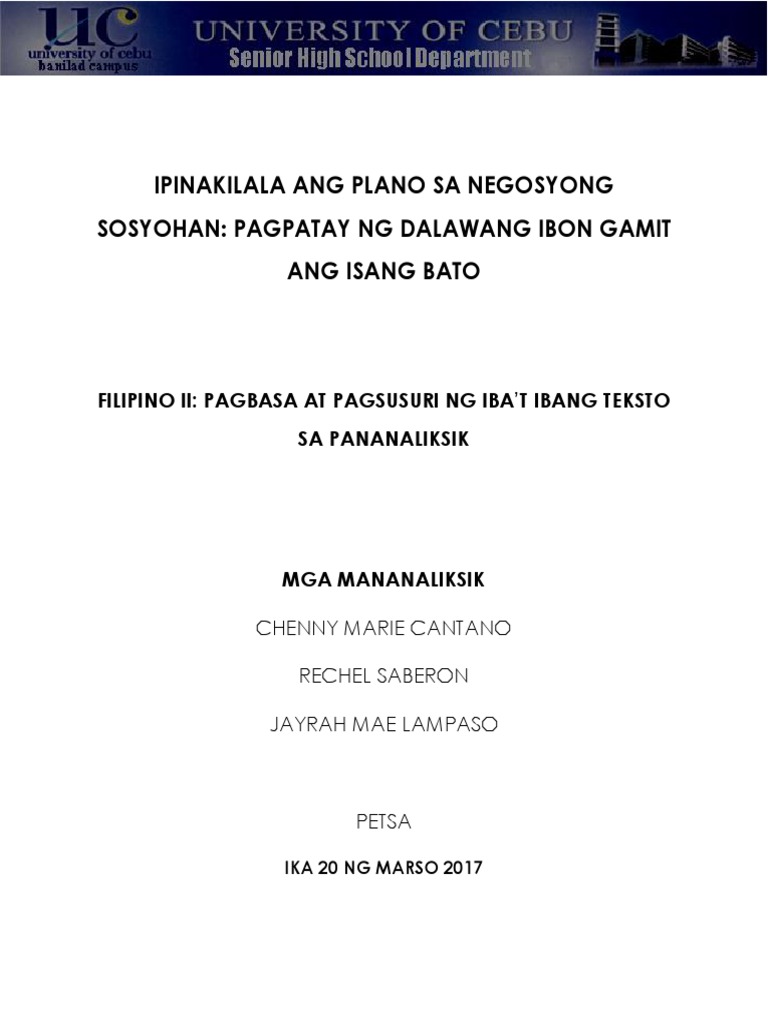 filipino research paper chapter 1