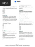 LISTA 3 STOODI - FÍSICA - Aplicações Das Leis de Newton