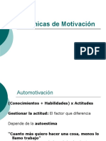 Tecnicas de Motivacion