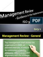 ISO 9001 QMS Review Process