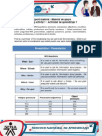 Suggested Answer Sheet