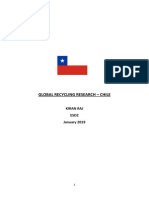 Global Recycling Research - Chile: Kiran Raj Esd2 January 2019