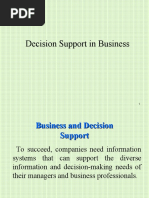 Decision Support in Business