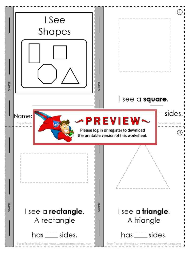 Basic Shapes Mini Book | PDF | Space | Classical Geometry
