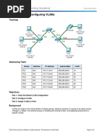 6.2.1.7 Packet Tracer - Configuring VLANs Instructions