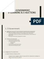 E-Government, E-Learning & E-Auctions Guide