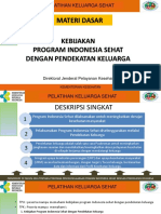 Materi Dasar Kebijakan Pispk - Pelatihan Keluarga Sehat