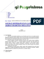 Asuhan Keperawatan Gangren Akibat Diabetes Mellitus: Home Makalah Catatan Klinik Film Slide (Power Point)