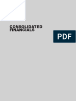 Consolidated Financials Review