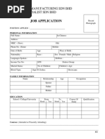 Job Application: Probase Manufacturing SDN BHD Base Specialist SDN BHD