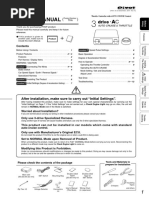 User'S Manual: drive・