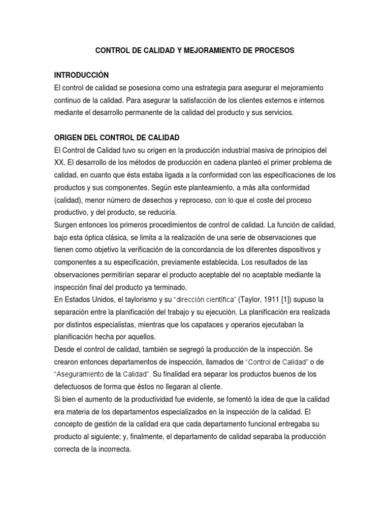 Gestión Visual Lean en Control de Calidad | PDF | Calidad (comercial ...