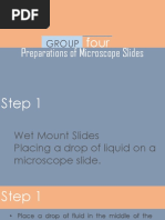 Group: Preparations of Microscope Slides