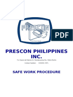 Safe Work Procedure Rev 02