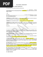 KFC Franchise Agreement | PDF | Franchising | Fast Food