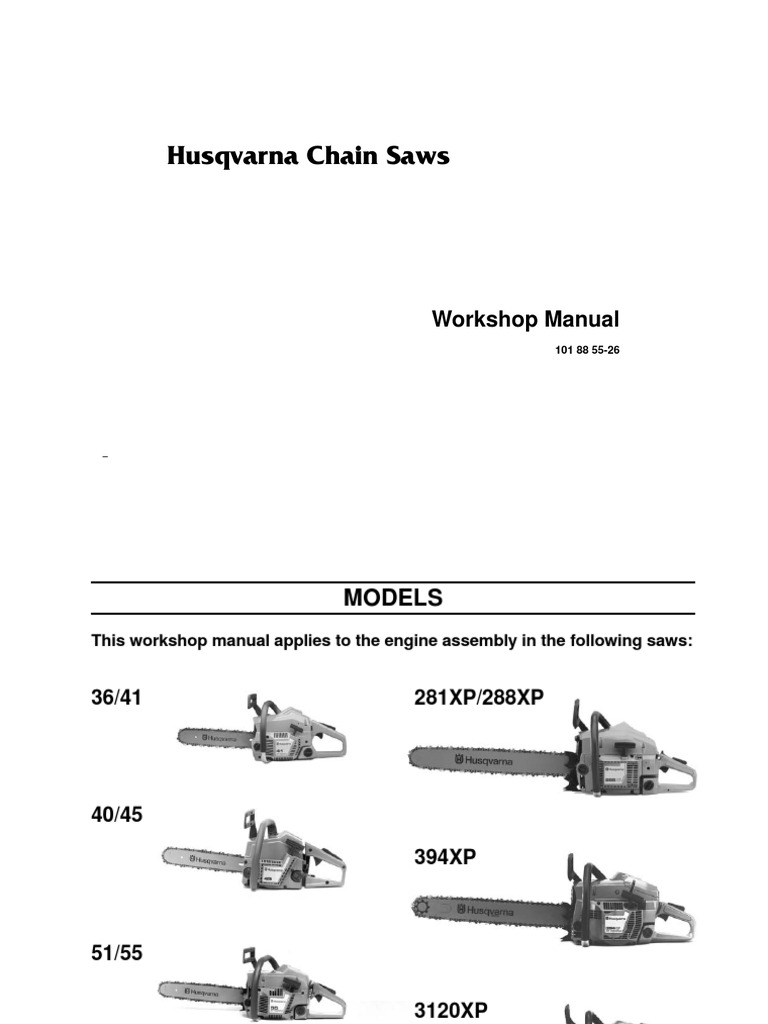 Husqvarna Service Manual Carburetor