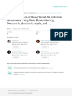 Characterization of Heavy Metal Air Pollution in Romania Using Moss Biomonitoring, Neutron Activation Analysis, and ...