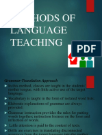 Methods of Language Teaching