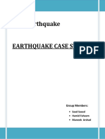 Earthquake Case Study