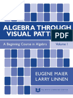 Algebra Through Visual Patterns Eugene Maier PDF