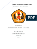 Kedudukan Hukum Dan Kekuatan Pembuktian Dokumen Elektronik Pasca Putusan MK 2016