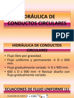 4. Hidráulica de Conductos Circulares