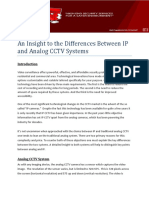 An Insight To The Differences Between IP and Analog CCTV Systems