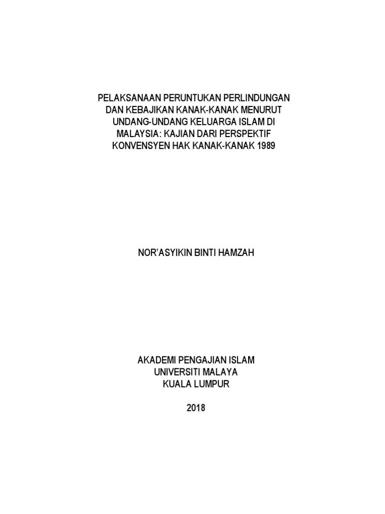 2018 04 03 Full Tesis Nor Asyikin Hamzah Pdf