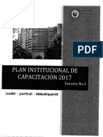 Plan de Capacitacion 2017 Segunda Version