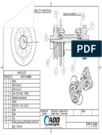 Assembly of V Belt, Pully & Gear