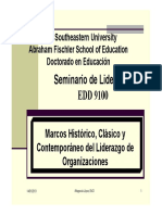 Sesion 3 - EDD 9100 Marco Historico, Clasico y Contemporaneo Del Liderazgo PDF