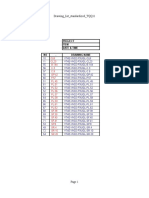 Drawing - List - Standardized - TQQ11: Project Item Date & Time NO - Drawing Name