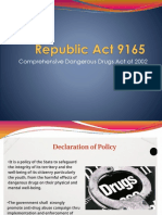Republic Act 9165 Salient Features
