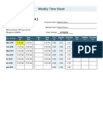 Daily Attendance Sheet